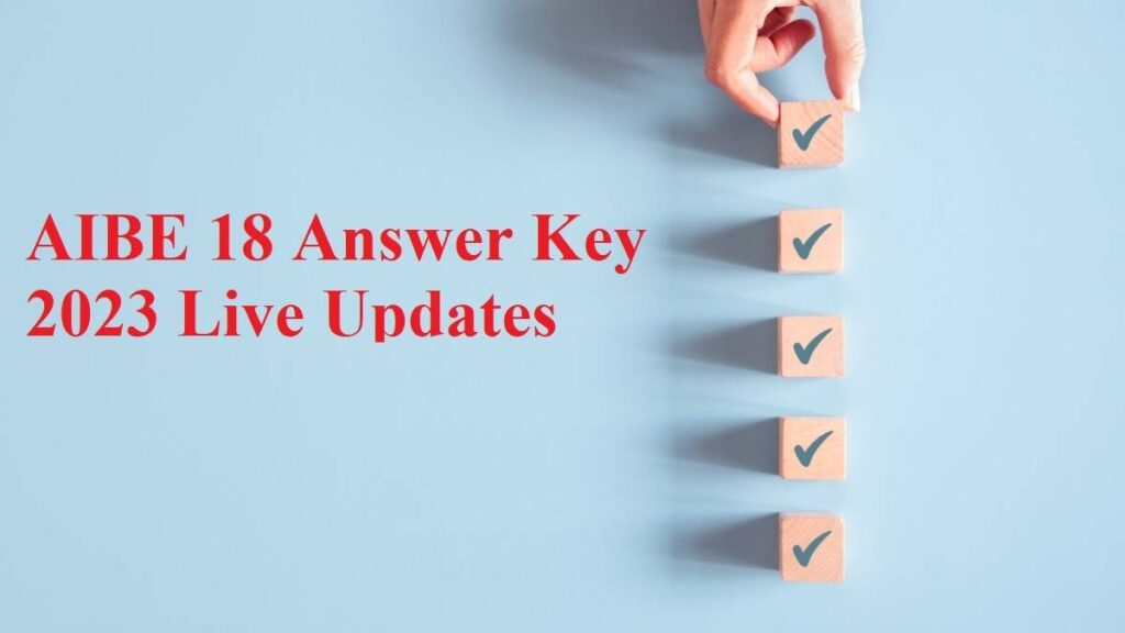 AIBE 18 Answer Key 2023