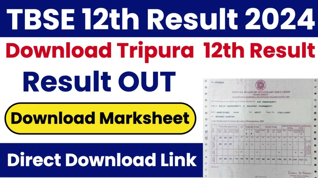 Tripura Board 10th Result 2024