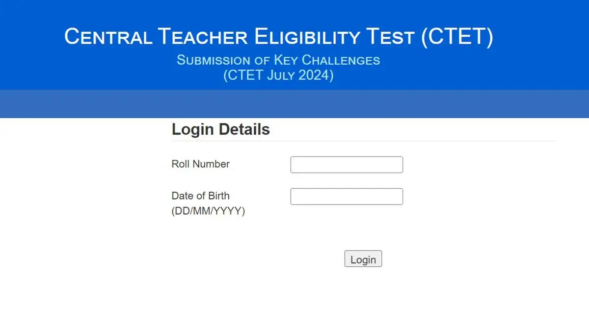 CTET Answer Key 2024