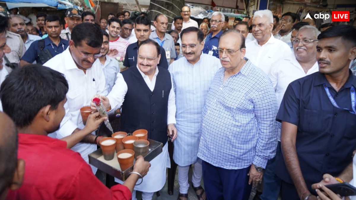 BJP President JP Nadda discusses tea with shopkeepers in Delhi, Next Generation GST reforms