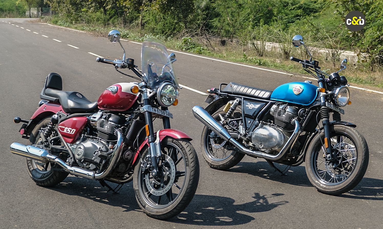 Royal Enfield Super Meteor 650 Royal Enfield Interceptor 650 2