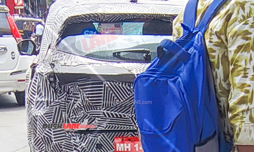 Tata punch facelift spy shot 1