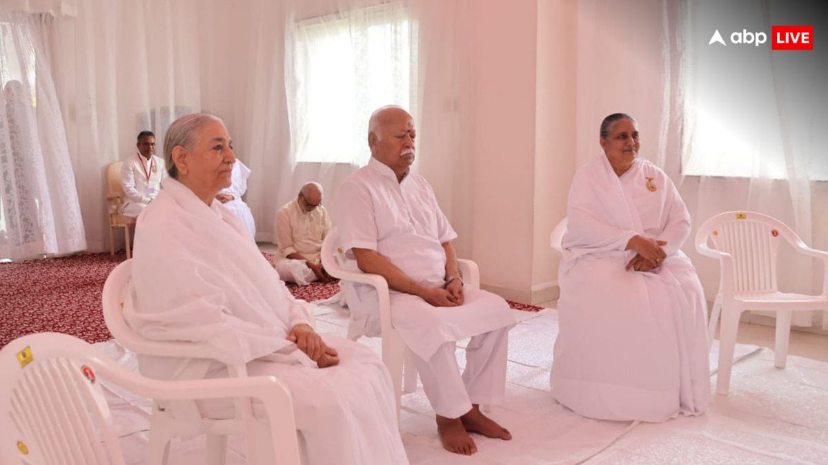 'The purpose of the Sangh and Brahmakumarij is one, the road is different', Mohan Bhagwat said on the 7th crescent day of World Shanti Sarovar