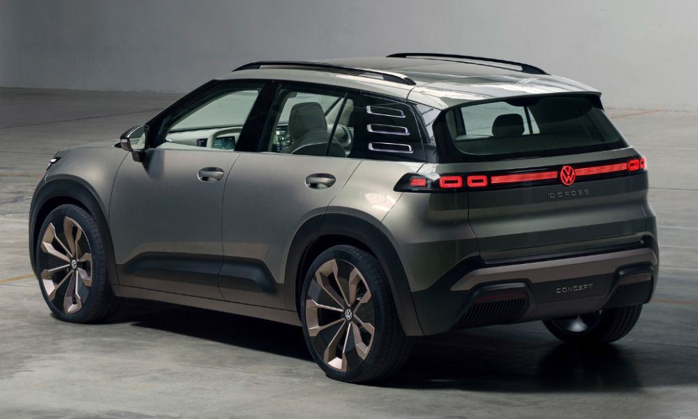 Volkswagen ID Cross Concept Previews Taigun Size Electric SUV IAA 2025 CarAndBike 3