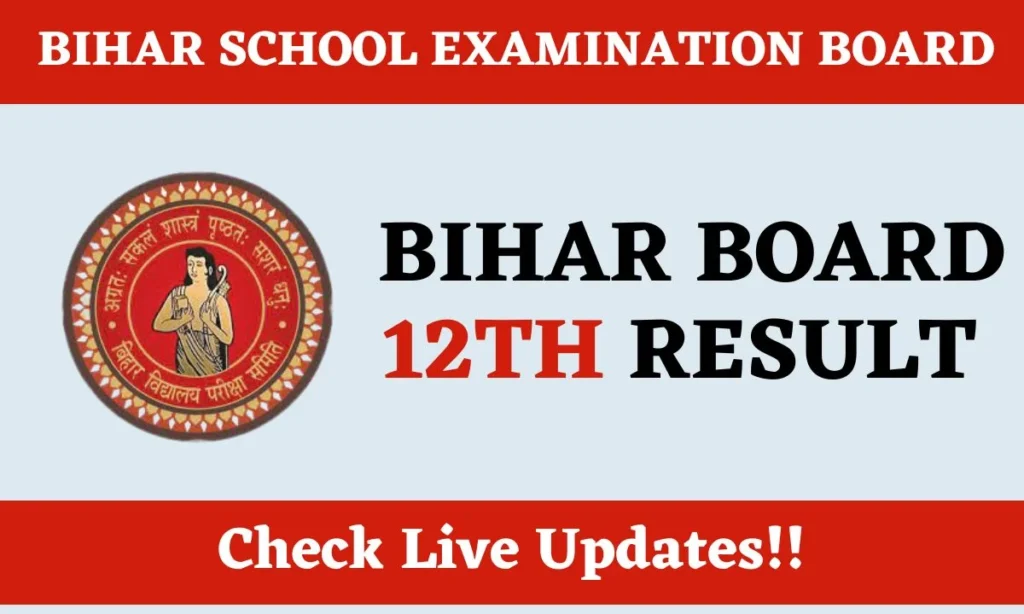 BSEB Bihar Board 12th Result Live